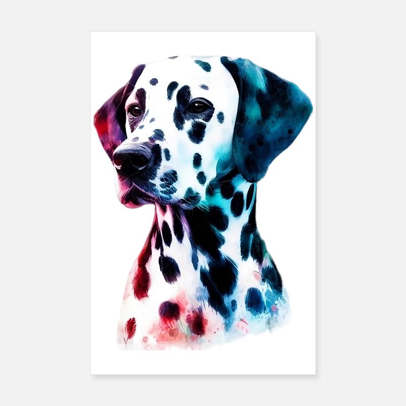 Chien dalmatien Poster 20 x 30 cm
