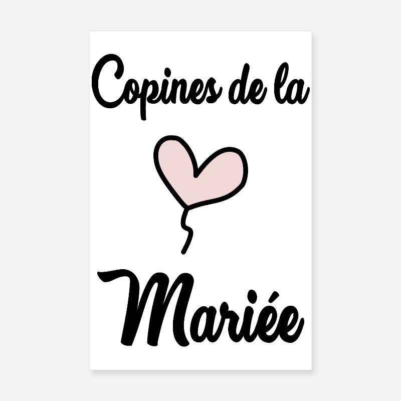 BRIDE'S GIRLFRIENDS Poster 8" x 12" (20x30 cm)