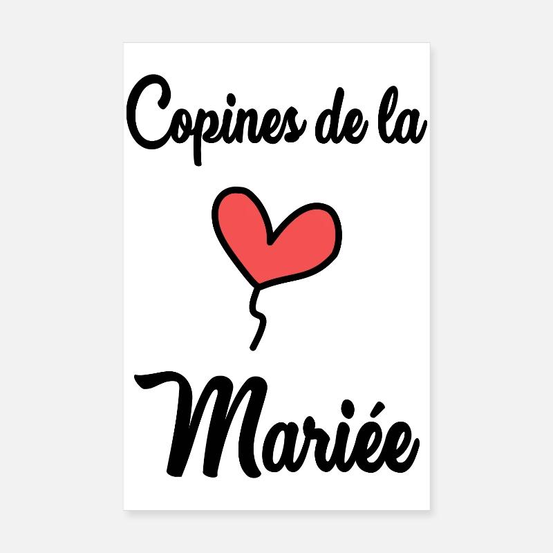 BRIDE'S GIRLFRIENDS Poster 8" x 12" (20x30 cm)