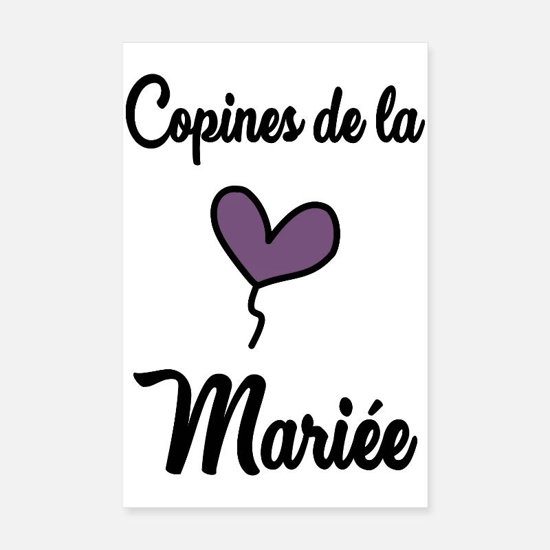 BRIDE'S GIRLFRIENDS Poster 8" x 12" (20x30 cm)