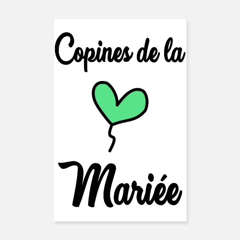 FUTURE MARIEE. EVJF. MARIEE. TEAM. TEAM MARIEE Poster 20 x 30 cm