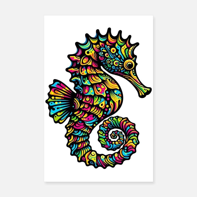 Seepferdchen Poster 20x30 cm