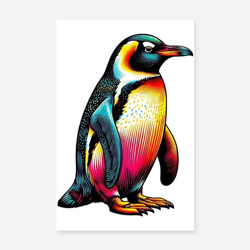 Penguin Poster 8" x 12" (20x30 cm)