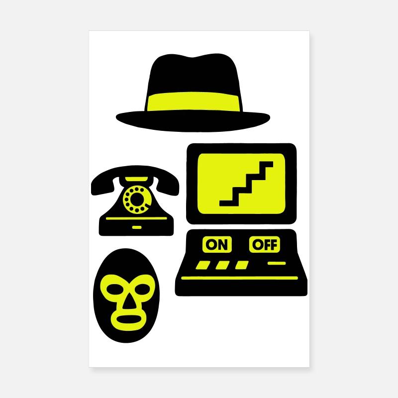 Icônes étranges Poster 20 x 30 cm