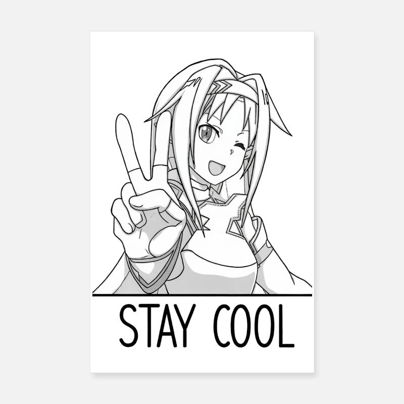 Vibe Anime Stay Cool Poster 20x30 cm