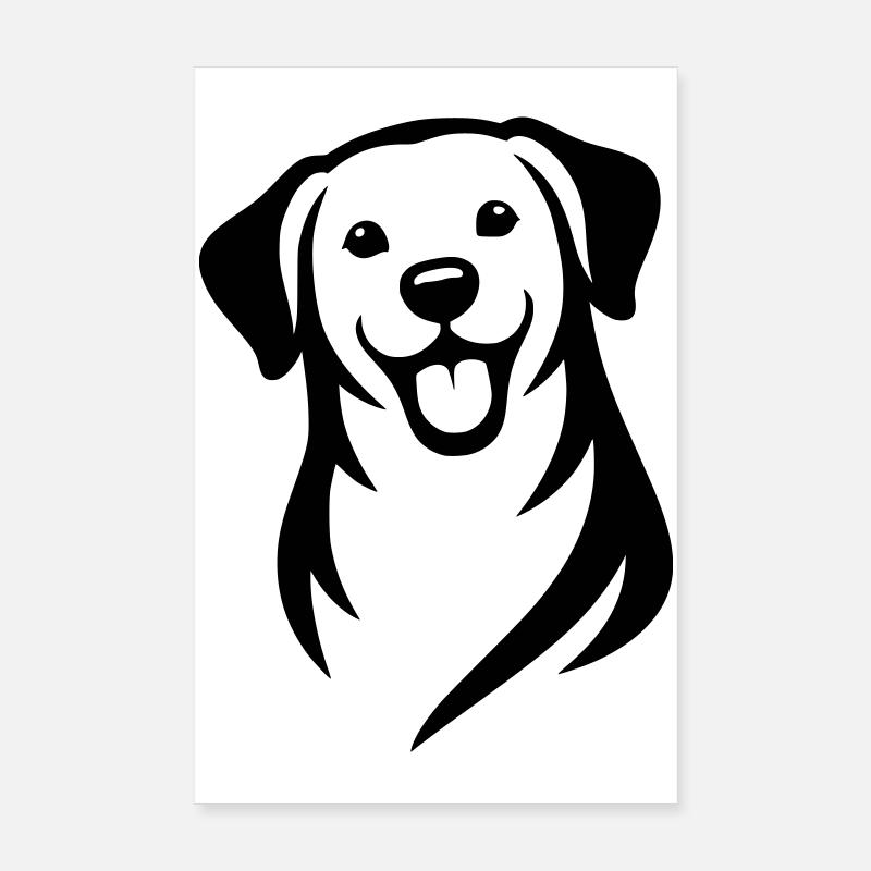 Dog Poster 8" x 12" (20x30 cm)