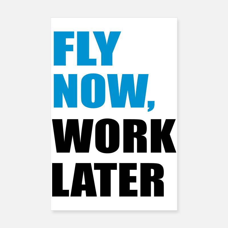 fliegen Poster 20x30 cm