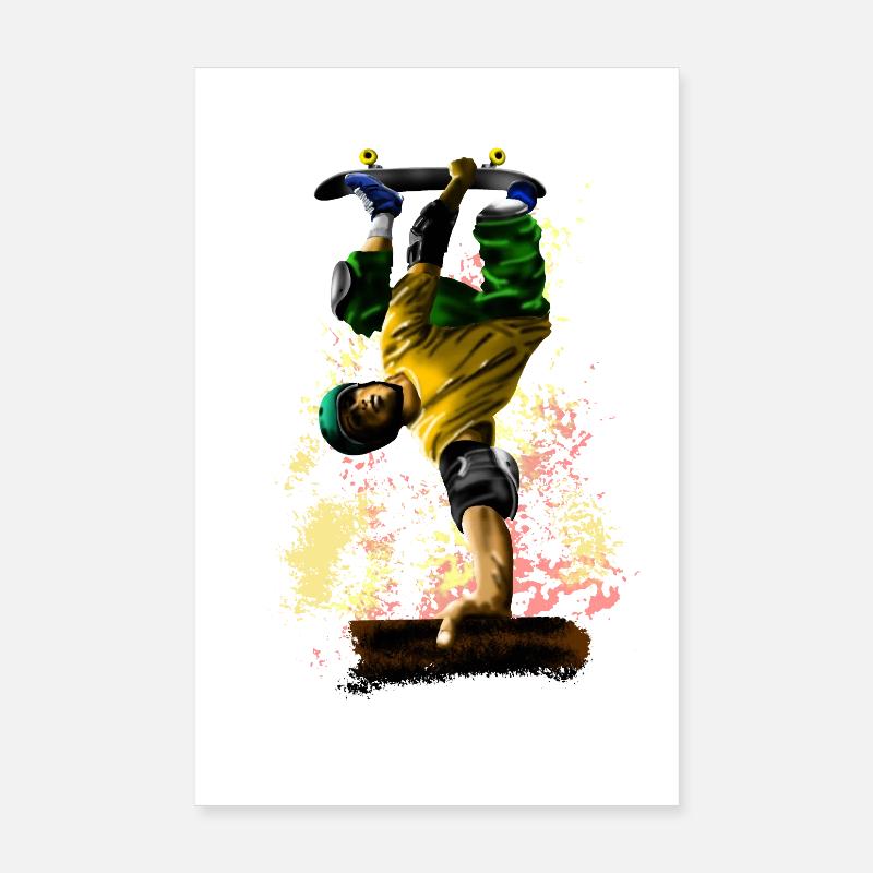 Skateboarding Poster 20x30 cm