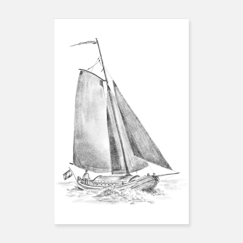 Lemsteraake en route Poster 20 x 30 cm