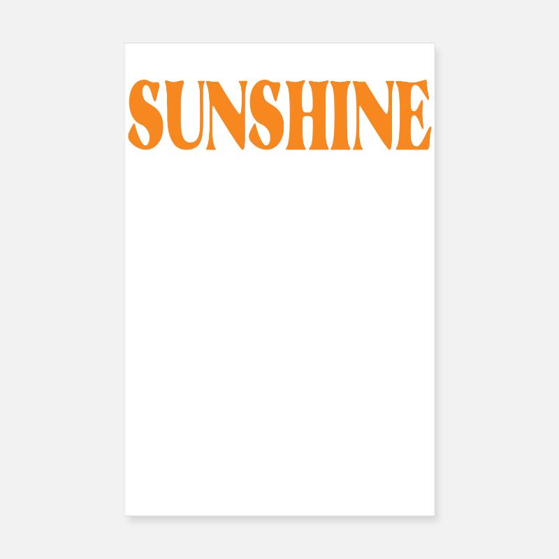 Dicton d’inspiration Sunbeams Poster 20 x 30 cm