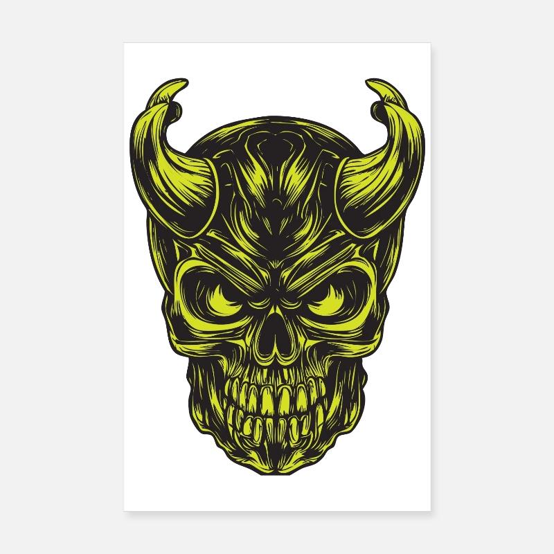 Skull Poster 8" x 12" (20x30 cm)