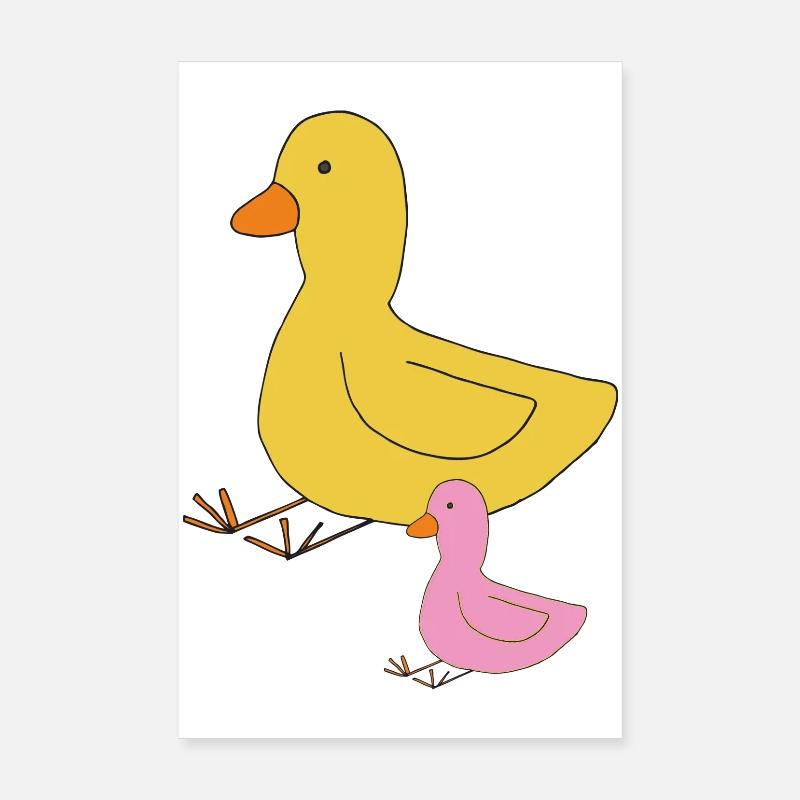 ente mutter kind Poster 20x30 cm