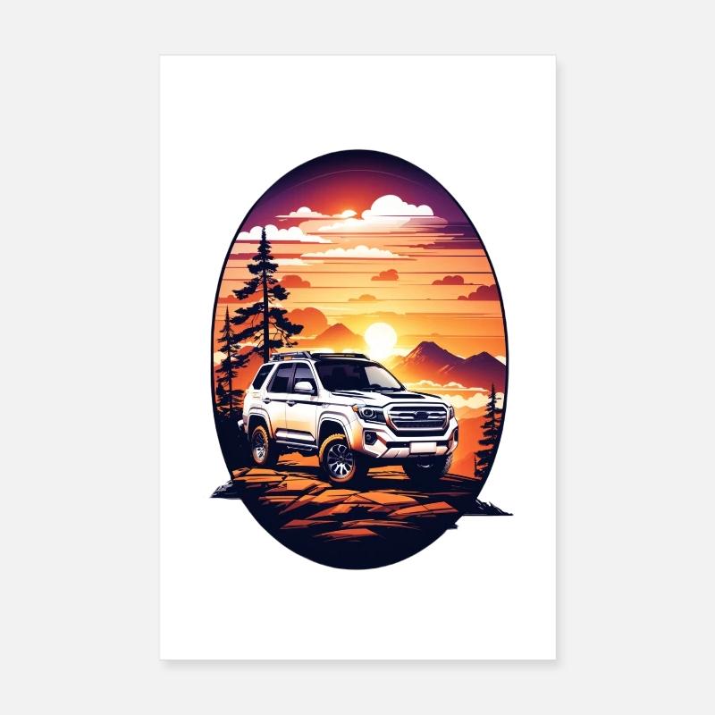 Off-road vehicle Poster 8" x 12" (20x30 cm)