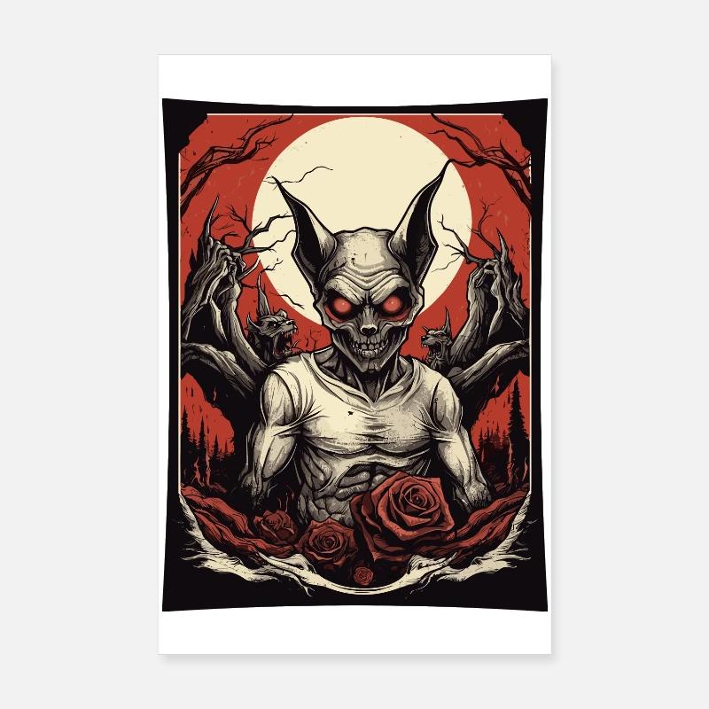 Hell Demon Poster 8" x 12" (20x30 cm)
