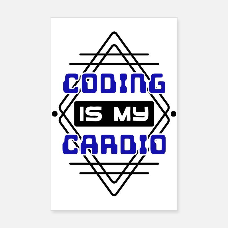 Cooler Spruch Developer Coden Programmierer Code Poster 20x30 cm