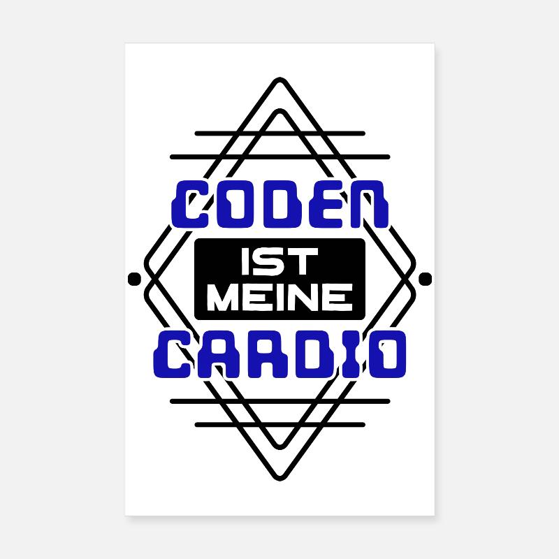 Software Developer Developer Cool Saying Coden Poster 8" x 12" (20x30 cm)