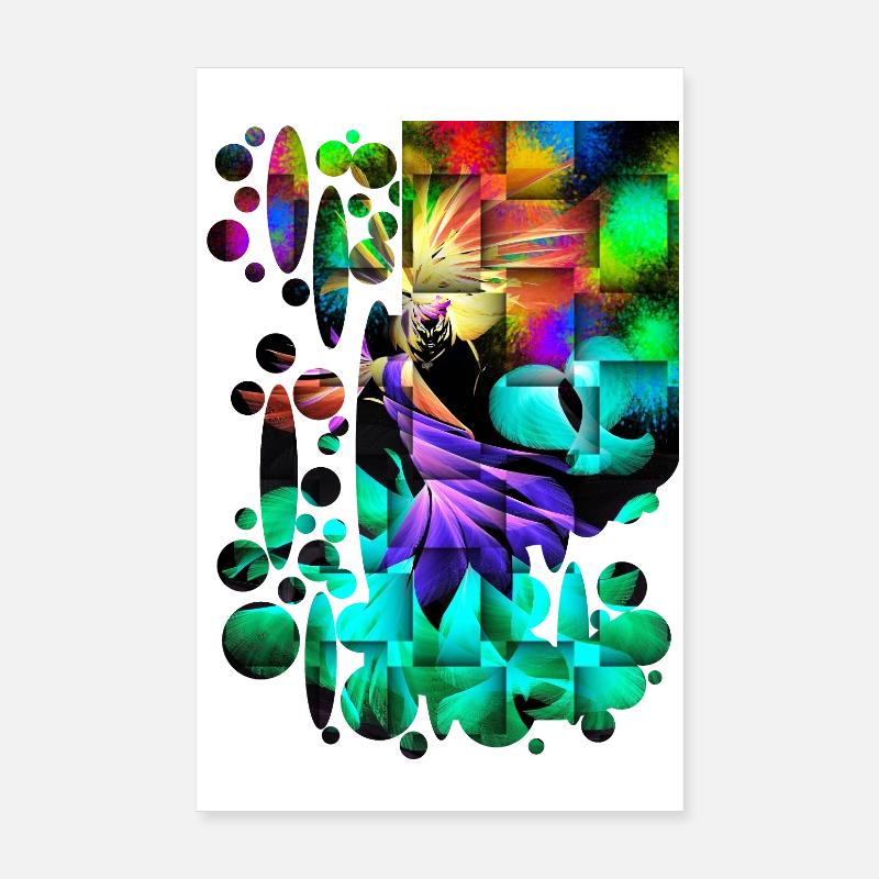 Fantasy Dance Fireworks Poster 8" x 12" (20x30 cm)