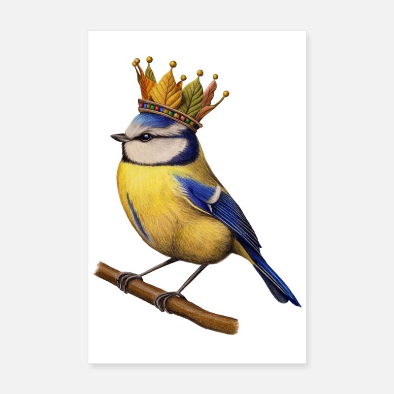 Autumn King - Poster 8" x 12" (20x30 cm) - white