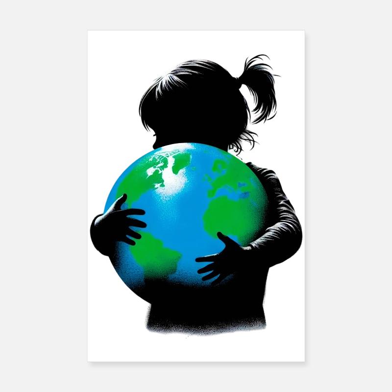 Planet Earth Poster 8" x 12" (20x30 cm)