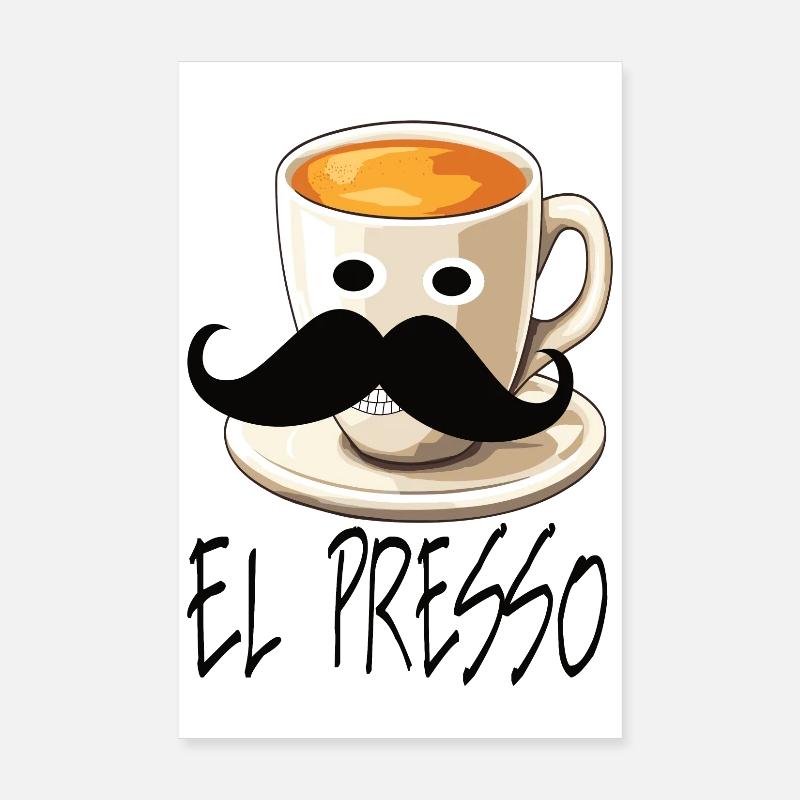 Espresso Poster 8" x 12" (20x30 cm)