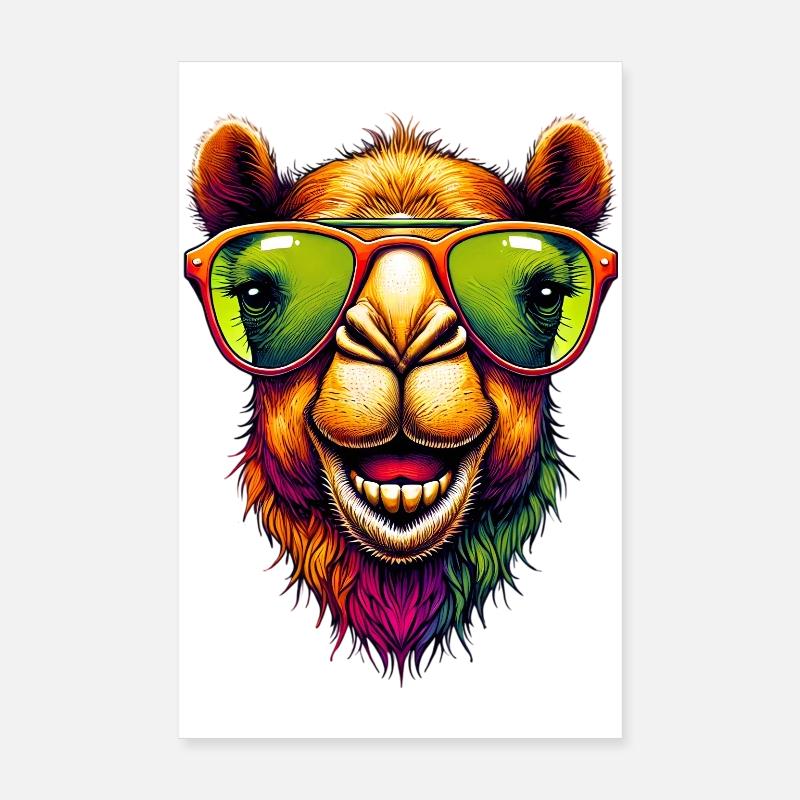 Camel Poster 8" x 12" (20x30 cm)