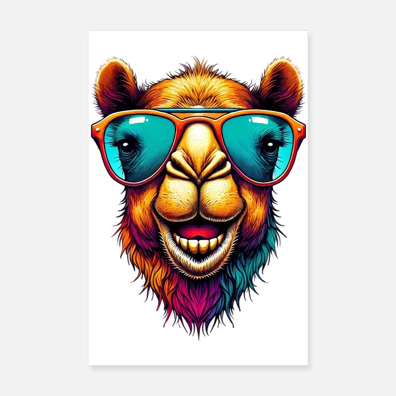Camel Poster 8" x 12" (20x30 cm)