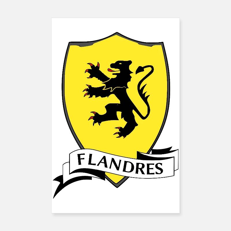 Flandern Poster 20x30 cm