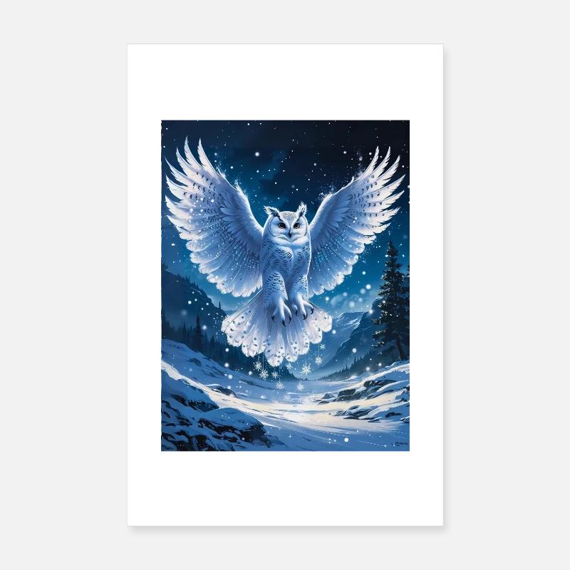 Harfang des neiges Poster 20 x 30 cm