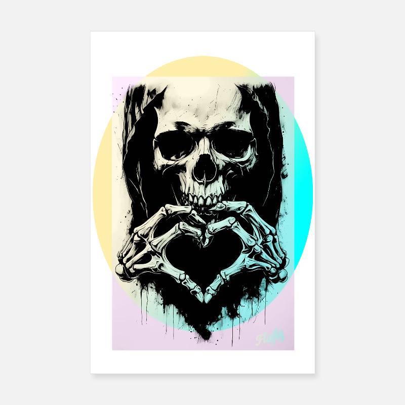 Das Herz des Todes ☠ Poster 20x30 cm