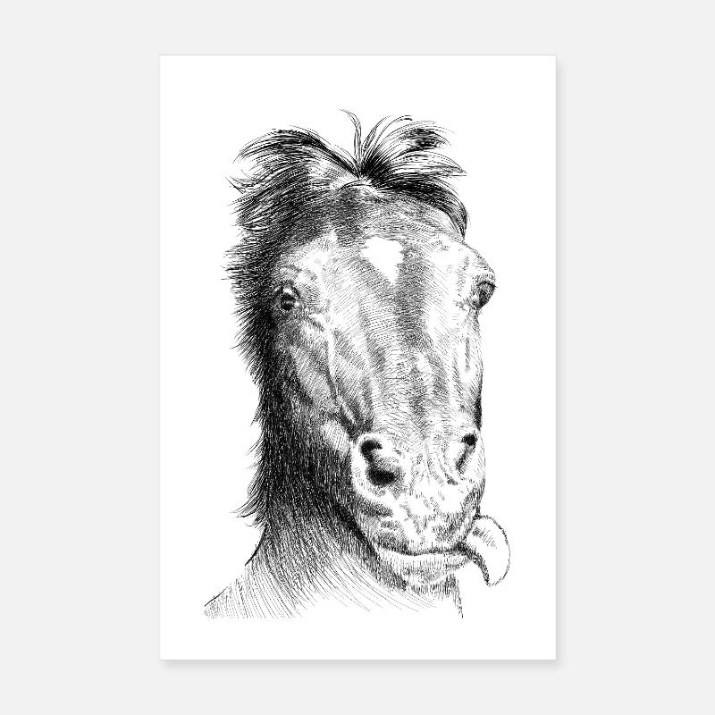 Cheval Poster 20 x 30 cm