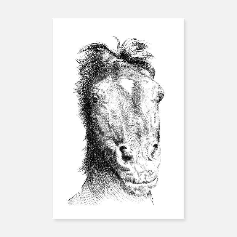 Cheval Poster 20 x 30 cm