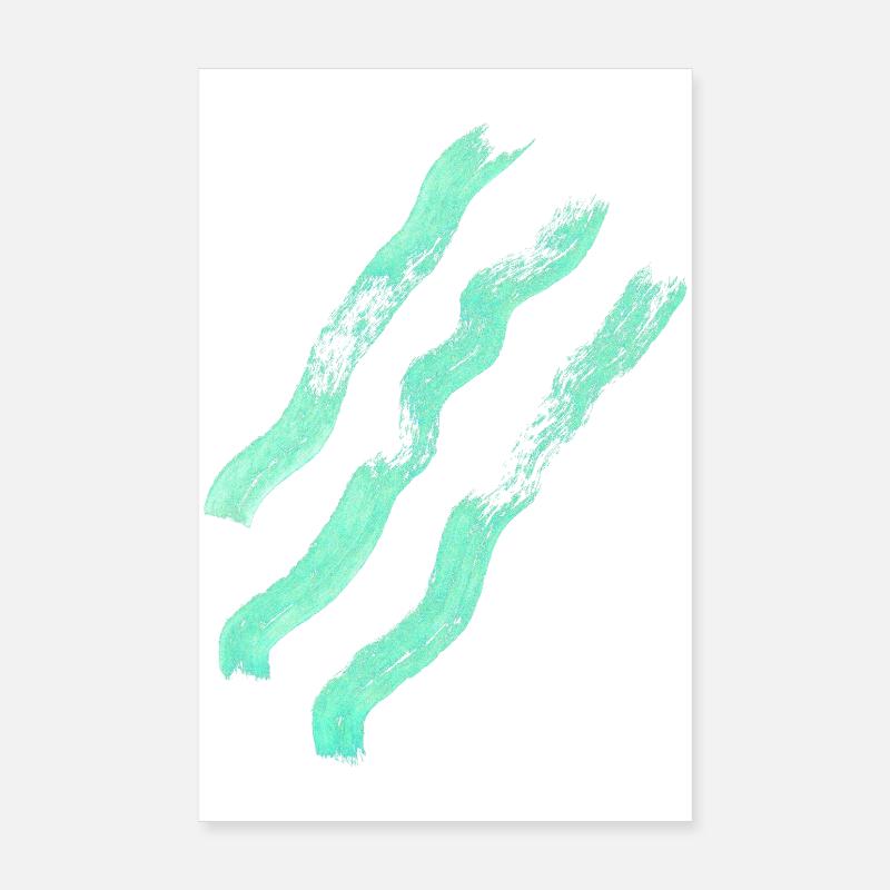 Lignes abstraites - minimalisme Poster 20 x 30 cm