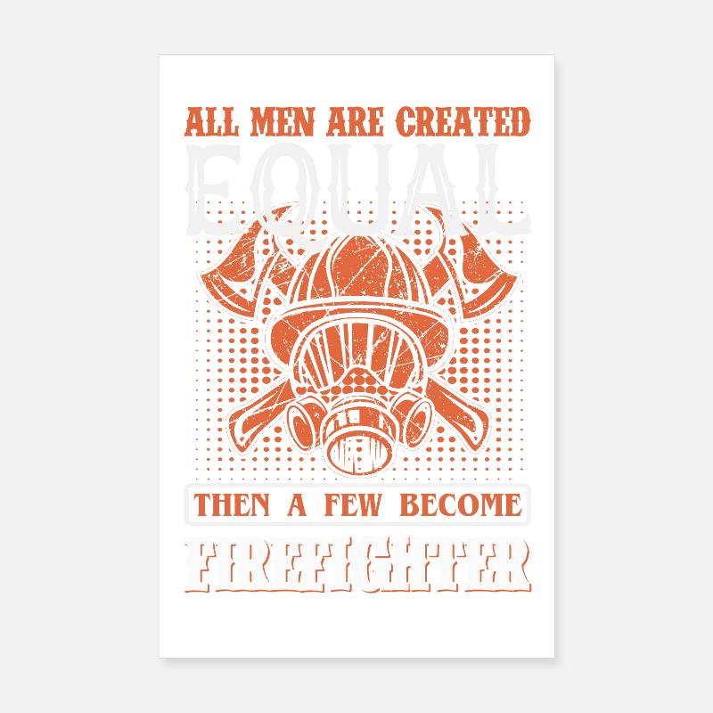 Feuerwehrmann Poster 20x30 cm