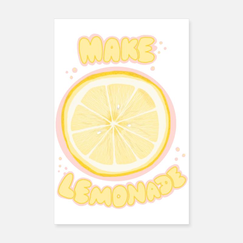 Lemon soda Poster 8" x 12" (20x30 cm)