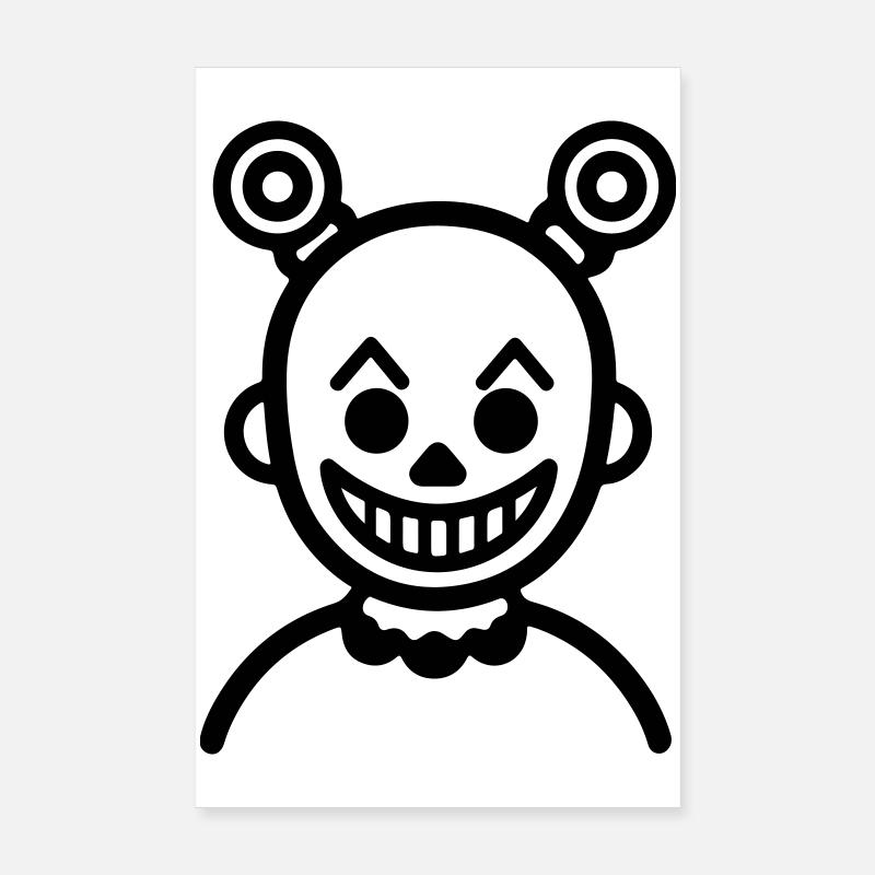 Clown Comic Poster 20x30 cm