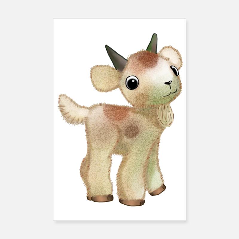 Dwarf goat Poster 8" x 12" (20x30 cm)