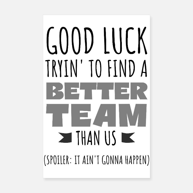 Motivational Teamwork  Poster 8" x 12" (20x30 cm)