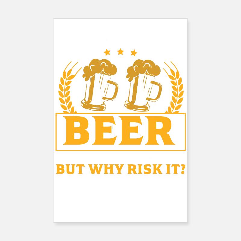 Une journée sans risque lié à la bière Poster 20 x 30 cm