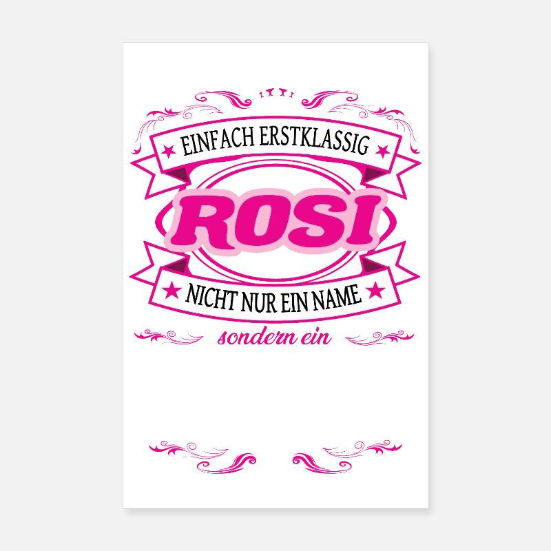 Quality feature Rosi simply first-class Poster 8" x 12" (20x30 cm)