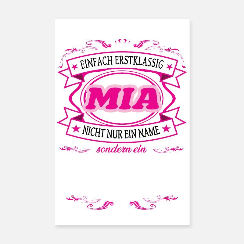 Quality feature Mia simply first-class Poster 8" x 12" (20x30 cm)