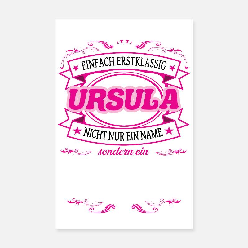Quality feature Ursula simply first-class Poster 8" x 12" (20x30 cm)