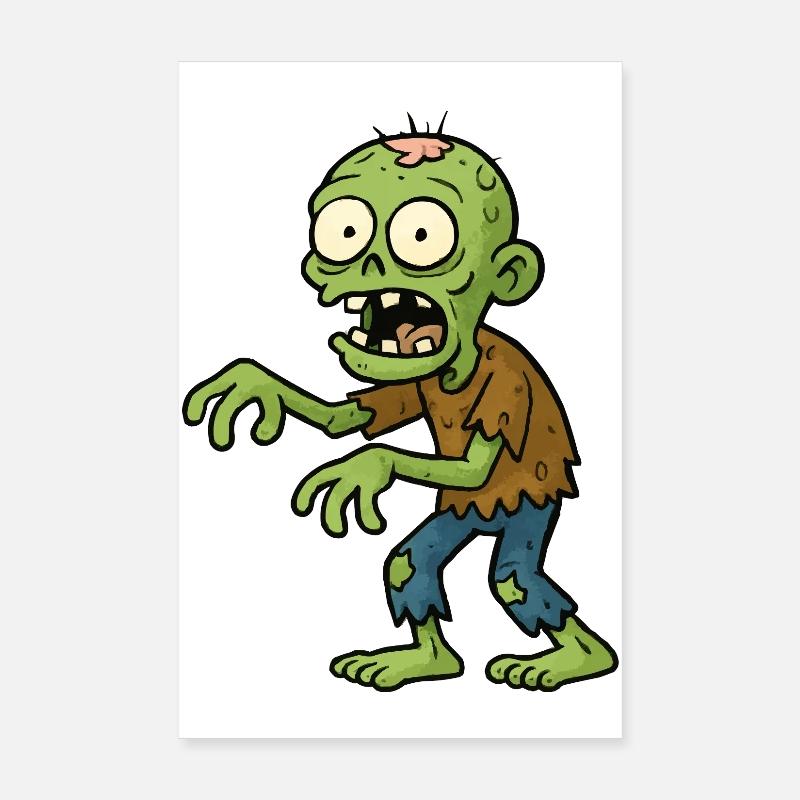 Zombie BD effrayant Poster 20 x 30 cm