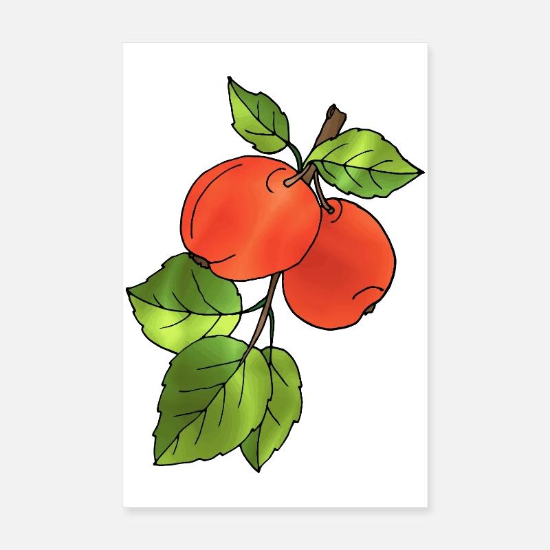 Pommes Poster 20 x 30 cm