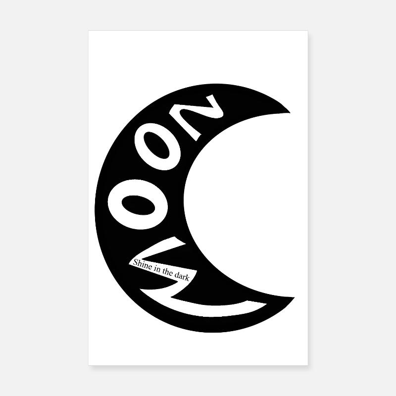 Moon Poster 20x30 cm