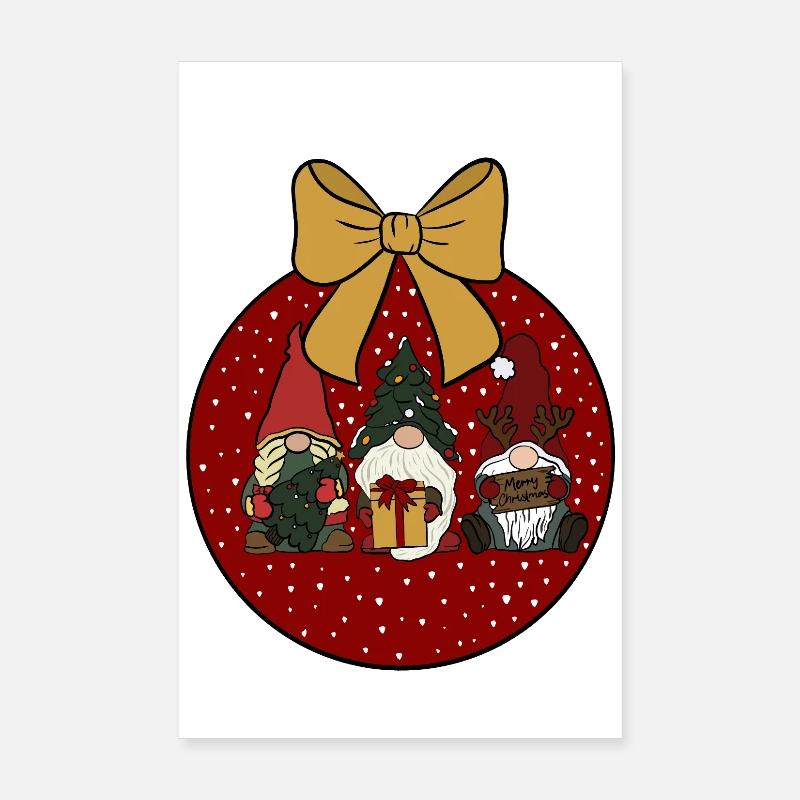 Weihnachtskugel  Poster 20x30 cm
