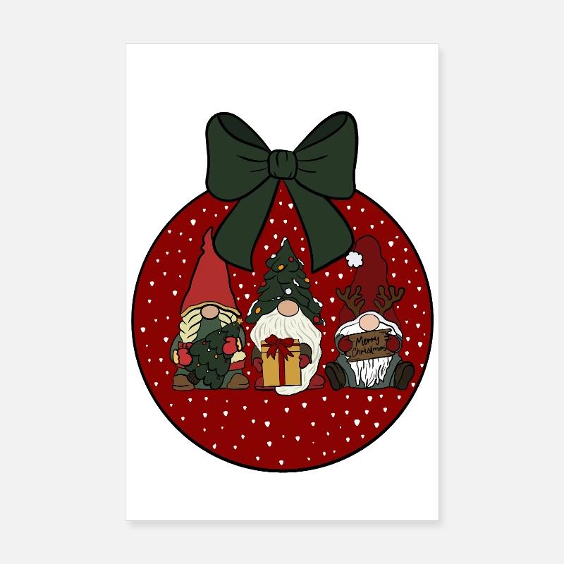 Weihnachtskugel  Poster 20x30 cm