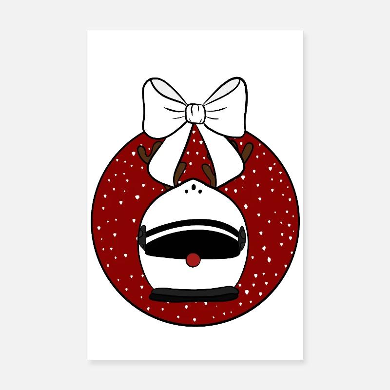 Weihnachtskugel  Poster 20x30 cm