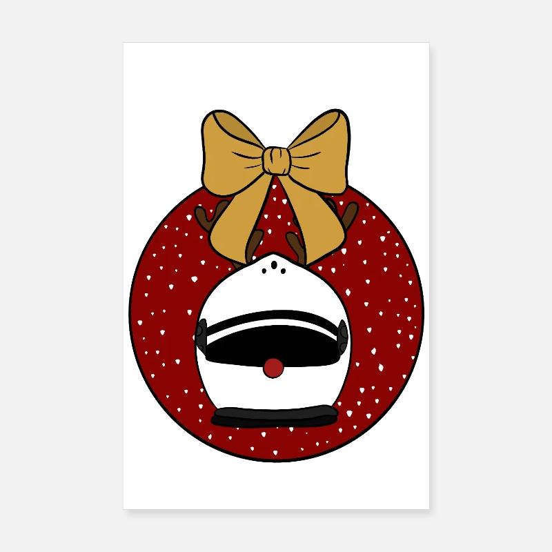 Weihnachtskugel  Poster 20x30 cm