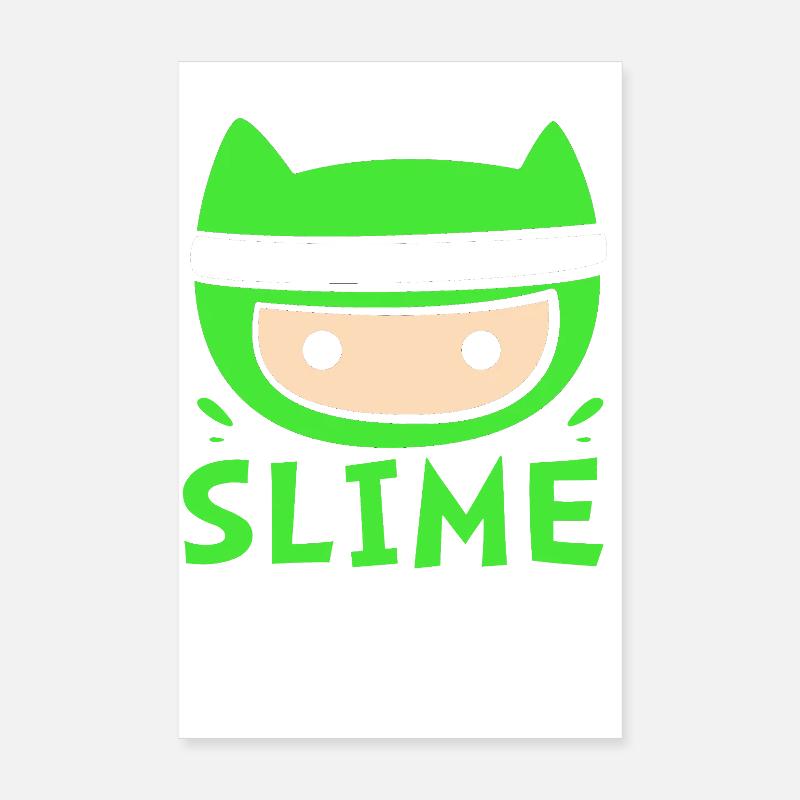 Slime Schleim Schleimig Poster 20x30 cm