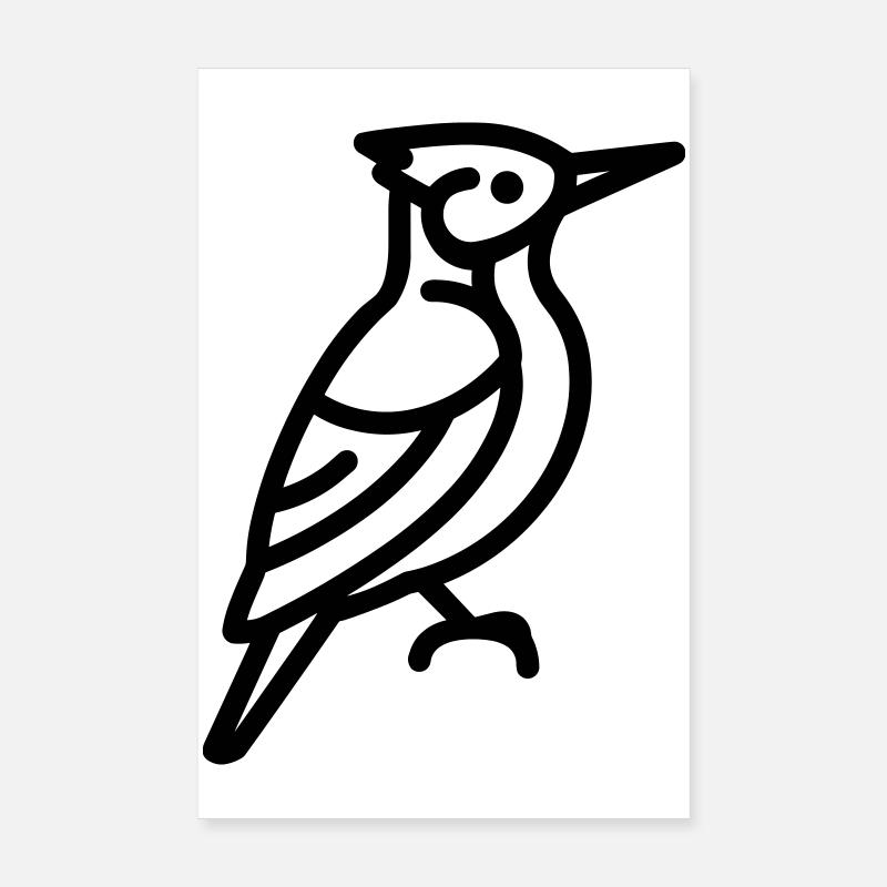 pivert Poster 20 x 30 cm
